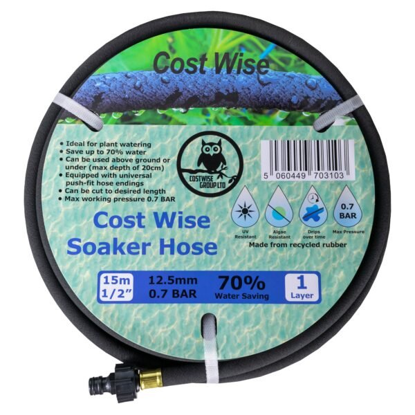 Porous Pipe with Connector Cost Wise 15m Home & Garden Free Shipping 5