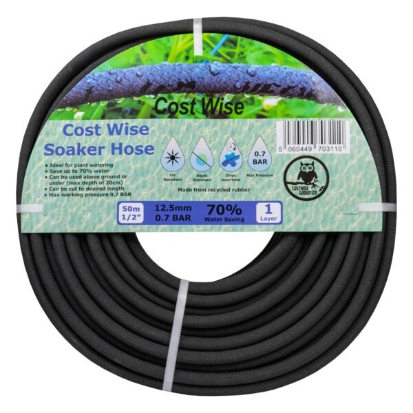 Porous Pipe Soaker Hose Cost Wise 50m Home & Garden Free Shipping 5