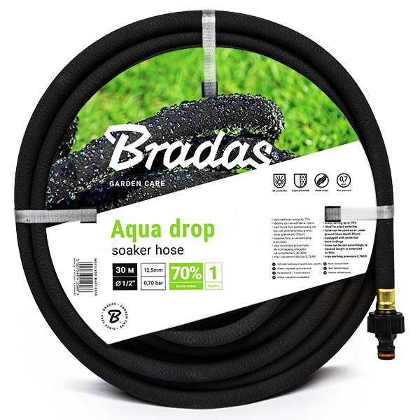Aqua-Drop Soaker Hose with Connector 30m Home & Garden Free Shipping 5