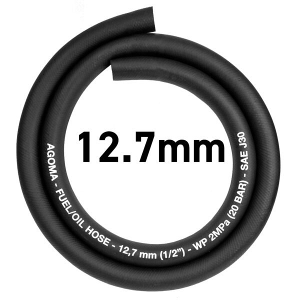 Rubber 12.7mm Braided Fuel, Oil Hose SAE J30 R6 Home & Garden Free Shipping 5