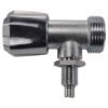 Polished brass 13mm barb tap full connection kit x2 with lime/grey fittings – heavy duty outdoor garden tap uk garden hose connection set free shipping 2