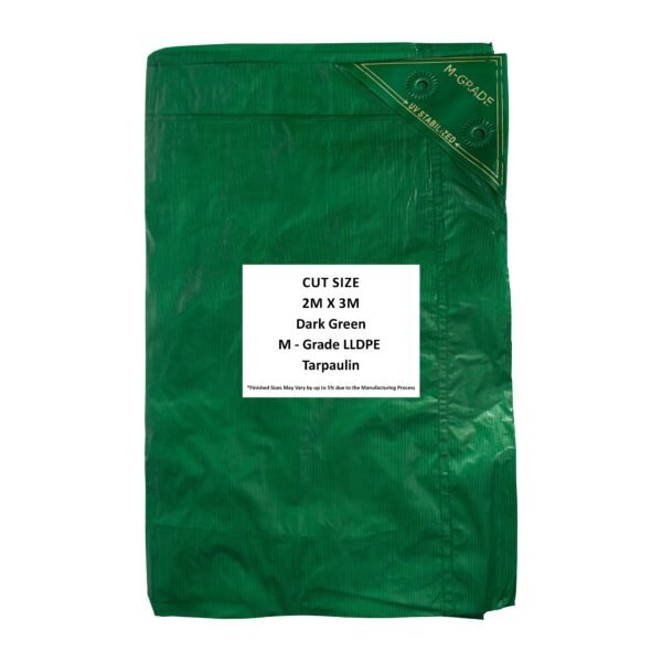 M-Grade LLDPE Green Tarpaulin 2m x 3m Home & Garden Free Shipping 5
