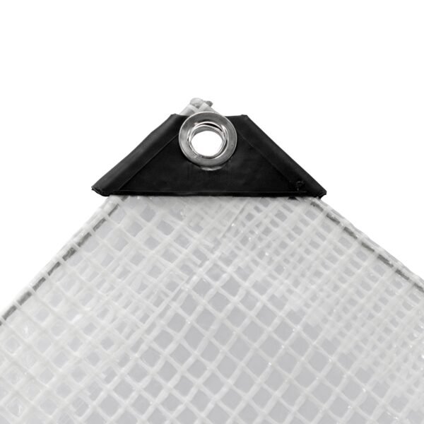 Clear M-Grade Tarpaulin with 10 Metres of 8mm Bungee Rope Home & Garden Free Shipping 5