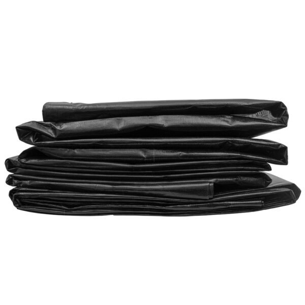 Black/Silver L-Grade Tarpaulin with 10m of 6mm Bungee Rope Home & Garden Free Shipping 5