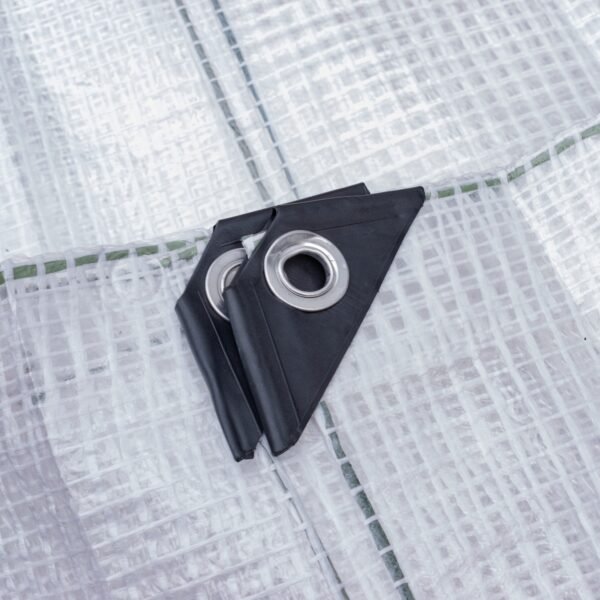 Clear XL-Grade Tarpaulin with 10m of 6mm Bungee Rope and 10 Home & Garden Free Shipping 5