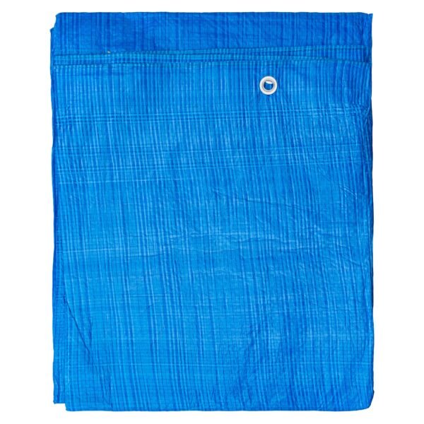 Blue S-Grade Tarpaulin with 10m of 6mm Bungee Rope and 10 x Home & Garden Free Shipping 5