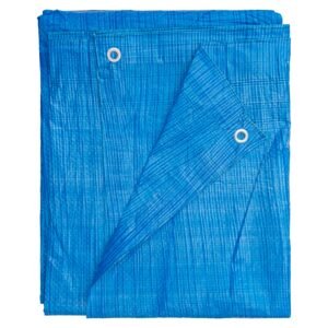 Blue S-Grade Tarpaulin with 10 Metres of 6mm Bungee Rope Home & Garden Free Shipping