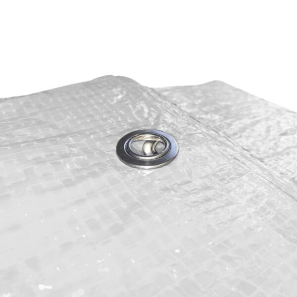 White M-Grade Tarpaulin with 10 x 6″ Bungee Balls (Black) Home & Garden Free Shipping 5