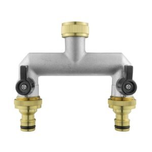 Two Way Tap Splitter Brass 3/4″ BSP with Quick Connect Home & Garden Free Shipping