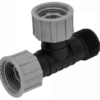 Swivel tee 1″ bsp male female female – heavy duty pipe fitting uk brass connectors free shipping