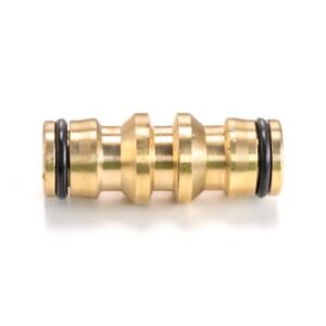 Two Way Male Snap-On Connector Brass Home & Garden Free Shipping