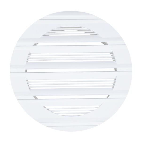 Louvre Vent Round Bella 150mm White Home & Garden Free Shipping 5