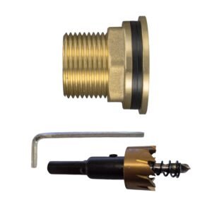 Water Butt Brass 3/4″ BSP Male – 1/2″ BSP Female and Drill Home & Garden Free Shipping