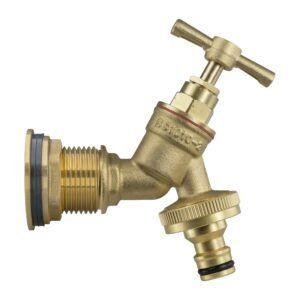 Water Butt Brass Kit 3/4″ with Brass Quick Connect Tap Home & Garden Free Shipping