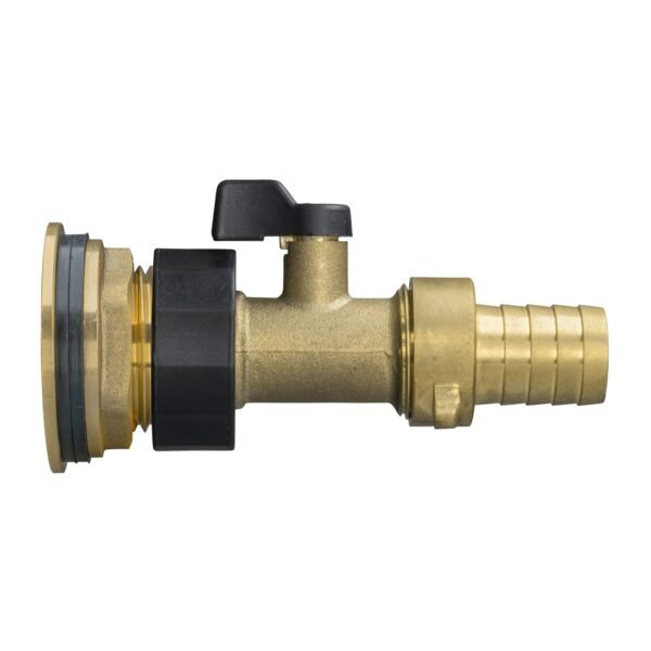 Water Butt Brass Kit 3/4″ with Brass Valve + 19mm Barb Home & Garden Free Shipping 5