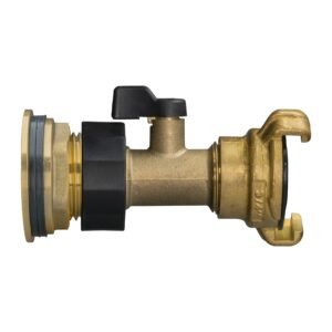 Water Butt Brass Kit 3/4″ with Brass Valve + Geka Home & Garden Free Shipping