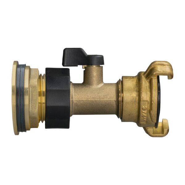 Water Butt Brass Kit 3/4″ with Brass Valve + Geka Home & Garden Free Shipping 5