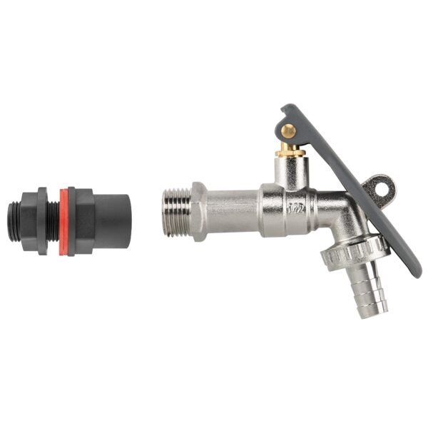 Water Butt Kit 1/2″ with Lever Tap Hose Barb and Lever Lock Home & Garden Free Shipping 5