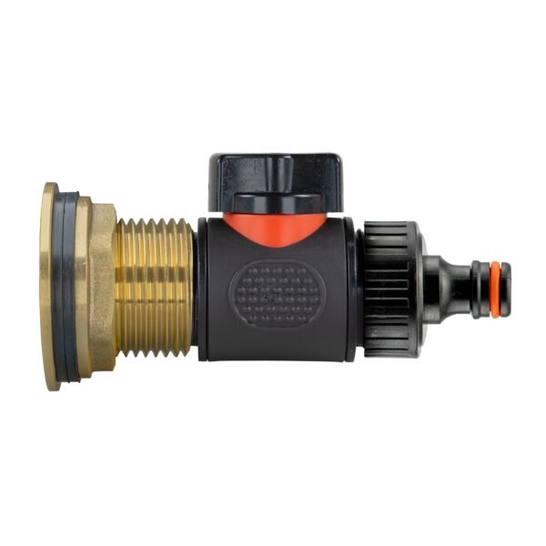 Water Butt Brass Kit 1″ with In-Line Valve + Quick Connect Home & Garden Free Shipping 5