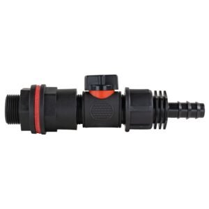 Water Butt Kit 3/4″ with In-Line Valve + 1/2″ Barb Home & Garden Free Shipping