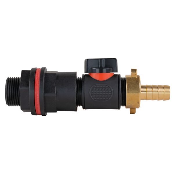 Water Butt Kit 3/4″ with In-Line Valve + 13mm Brass Barb Home & Garden Free Shipping 5