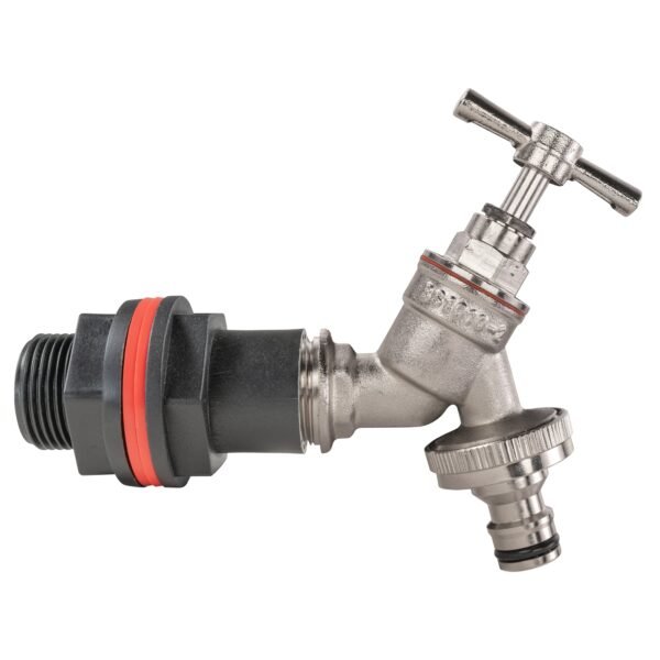 Water Butt Kit 3/4″ with Nickel Plated Quick Connect Tap Home & Garden Free Shipping 5