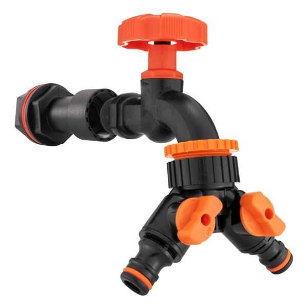 Water Butt Extension Kit 1/2″ with Black Dial Tap + Two-Way Home & Garden Free Shipping 5