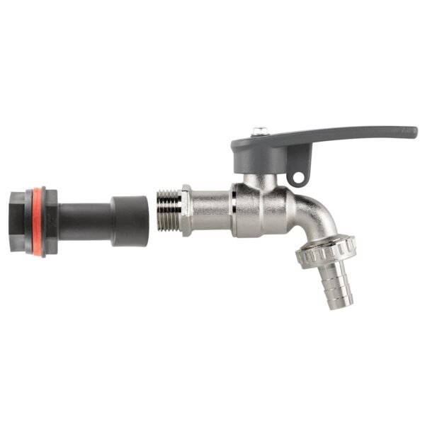 Water Butt Extension Kit 1/2″ with Lever Tap Hose Barb and Home & Garden Free Shipping 5