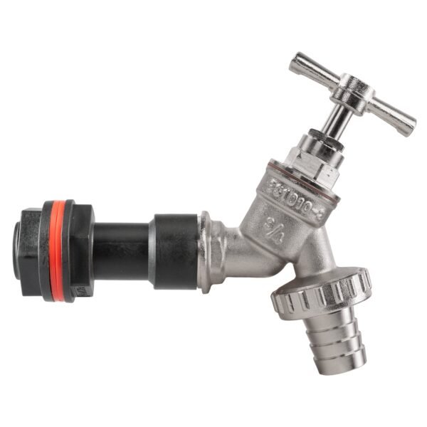 Water Butt Extension Kit 3/4″ with Nickel Plated Barbed Tap Home & Garden Free Shipping 5