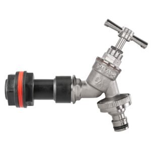 Water Butt Extension Kit 3/4″ with Nickel Plated Quick Home & Garden Free Shipping