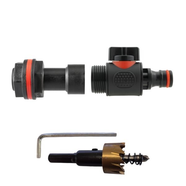 Water Butt Extension Kit 3/4″ with Quick Connect Valve and Home & Garden Free Shipping 5