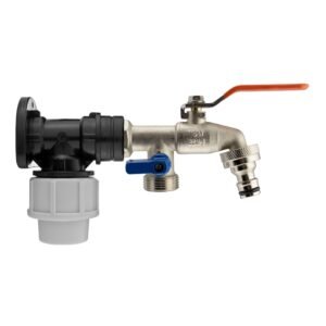 Wall Flange Kit 20mm MDPE – Double Lever Tap 1/2″ Home & Garden Free Shipping