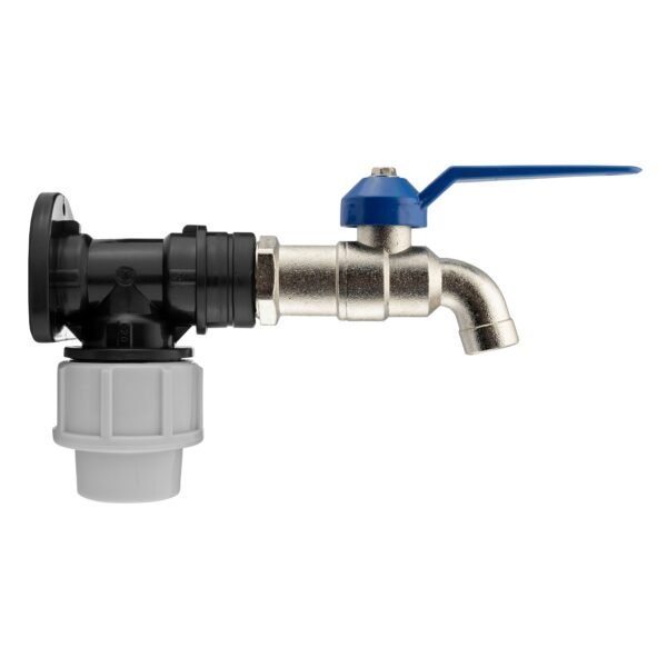 Wall Flange Kit 20mm MDPE – Simple Lever Tap 1/2″ Home & Garden Free Shipping 5