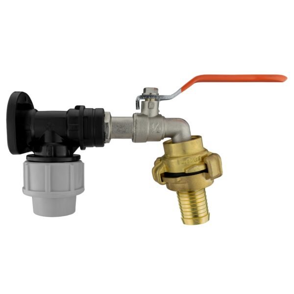 Wall Flange Kit 20mm MDPE + Lever Tap + 25mm Barbed Geka Set Home & Garden Free Shipping 5