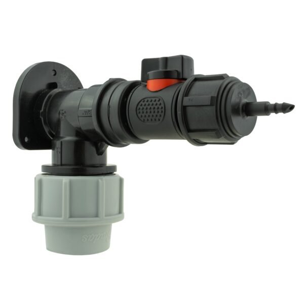 Wall Flange Kit 25mm MDPE + In-Line Valve + 4mm Micro Barb Home & Garden Free Shipping 5