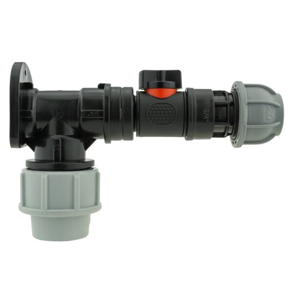 Wall Flange Kit 25mm MDPE + In-Line Valve + 25mm MDPE Joiner Home & Garden Free Shipping 5