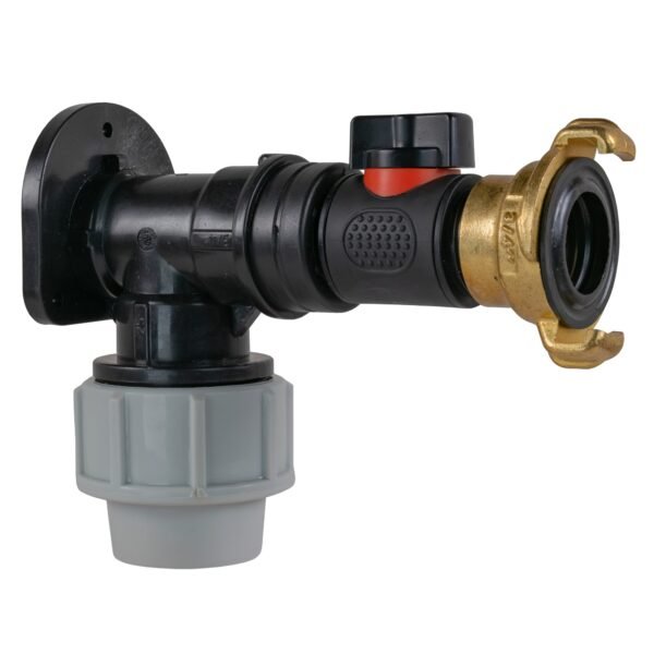 Wall Flange Kit 25mm MDPE + Valve + Geka Home & Garden Free Shipping 5