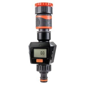 Water Flow Meter Black/Orange Home & Garden Free Shipping
