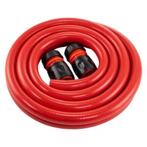 Water Hose Red Set 12.5mm Pipe (Black Connectors) Home & Garden Free Shipping