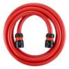 Water hose red set 12. 5mm pipe 10m (black connectors) – complete garden hose connection set uk garden hose pipe free shipping