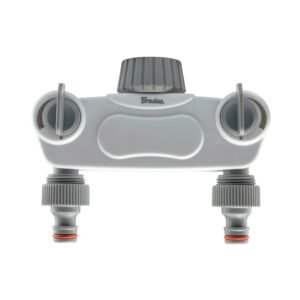 White Line Solid 2-Way Manifold with 1″ or 3/4″ Tap Valves Home & Garden Free Shipping