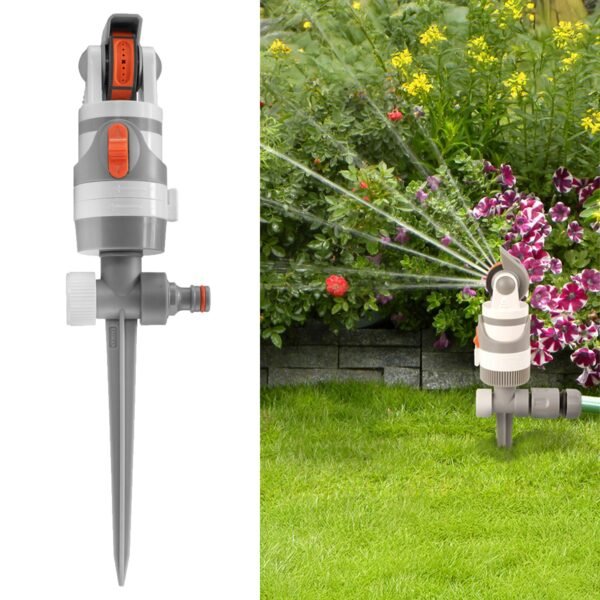 4 – Pattern Gear Drive Sprinkler White Line Home & Garden Free Shipping 5