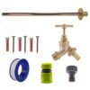 Brass Barbed Bib Tap BASIC Connection Kit Kitchen Tap Connectors Free Shipping 11