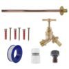 Brass Barbed Bib Tap BASIC Connection Kit Home & Garden Free Shipping 9