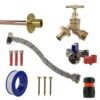 Brass Quick Connect Bib Tap STANDARD Connection Kit Home & Garden Free Shipping 9