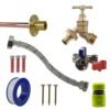 Brass Quick Connect Bib Tap STANDARD Connection Kit Home & Garden Free Shipping 9