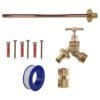 Brass Quick Connect Bib Tap BASIC Connection Kit Home & Garden Free Shipping 9