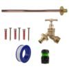 Brass Quick Connect Bib Tap BASIC Connection Kit Home & Garden Free Shipping 9