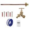 Brass Quick Connect Bib Tap BASIC Connection Kit Garden Hose Connection Set Free Shipping 11