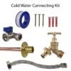 Brass Quick Connect Bib Tap STANDARD Connection Kit Brass Wall Flange Kits Free Shipping 11